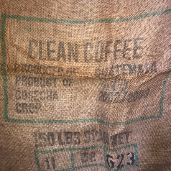 Burlap Bag/Toe Sack Used for Coffee From Guatemala - Picture 2 of 5